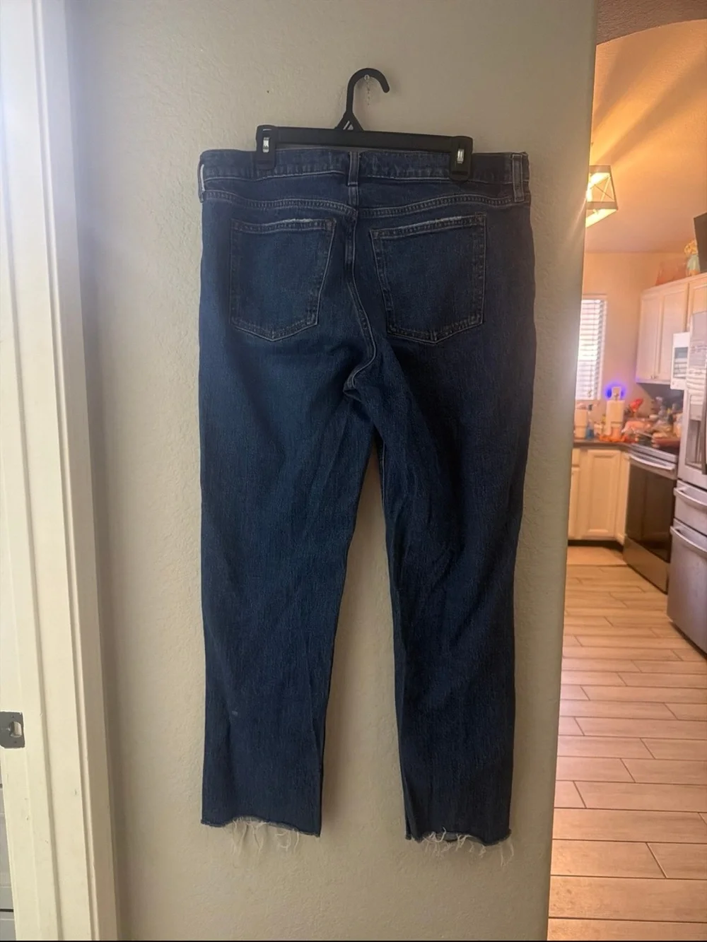 Abercrombie & Fitch Dark Blue Slim Straight Jeans